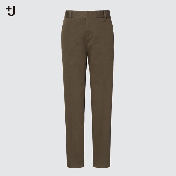 Uniqlo +J Women Cotton Tapered Pants, Size: 4, Color: Olive, NWT - Picture 1 of 8